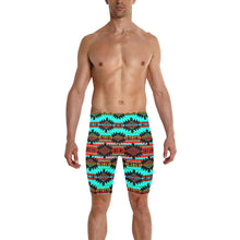 Load image into Gallery viewer, Okotoks Arrow Men&#39;s Knee Length Swimming Trunks
