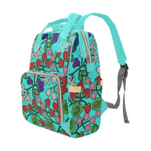 Load image into Gallery viewer, Takwakin Harvest Turquoise Multi-Function Diaper Backpack/Diaper Bag
