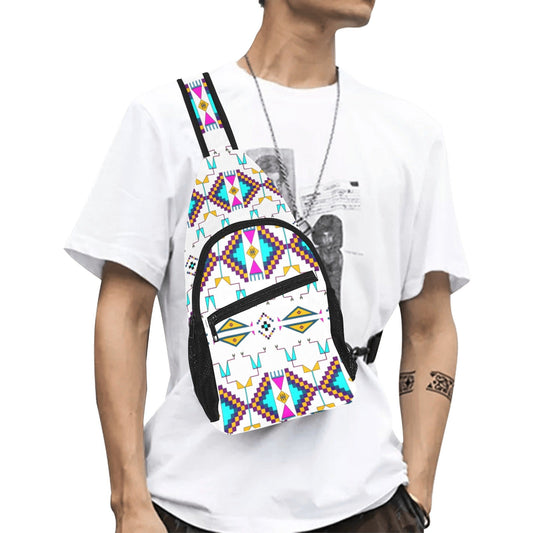 Rite of Passage White Chest Bag