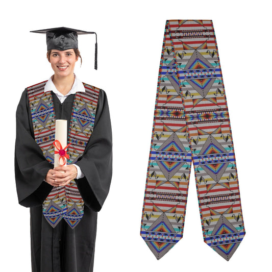 Medicine Blessing White Graduation Stole