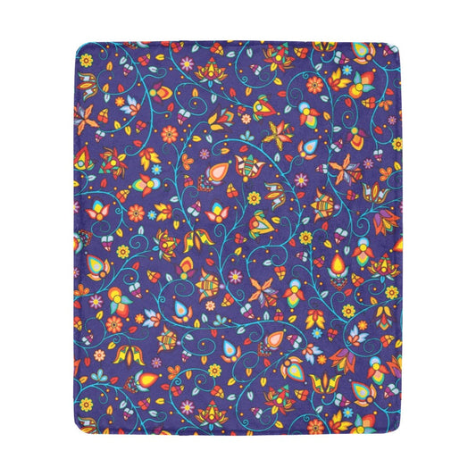 Thorny Path Blue Ultra-Soft Micro Fleece Blanket 50"x60"
