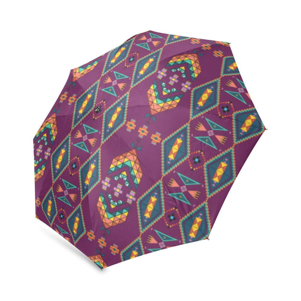 Travois Tipi Berry Foldable Umbrella