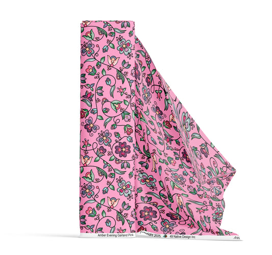 Amber Evening Garland Pink Fabric