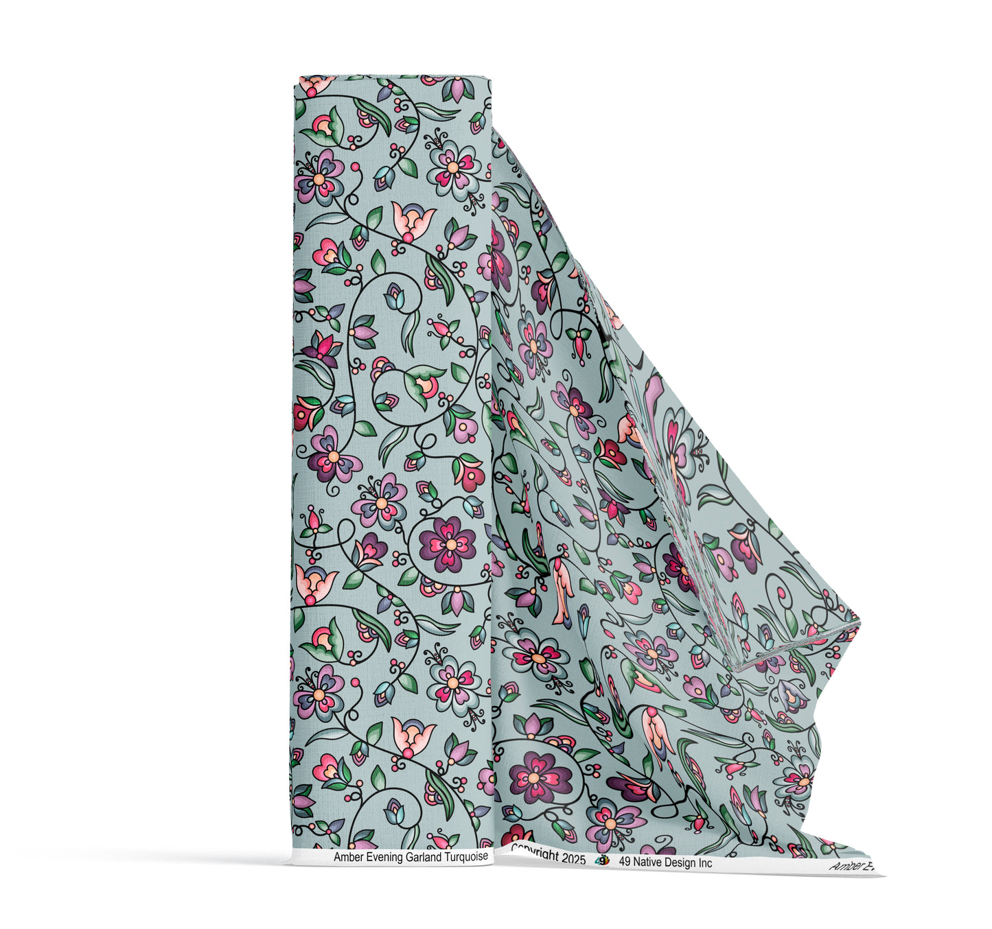 Amber Evening Garland Fabric