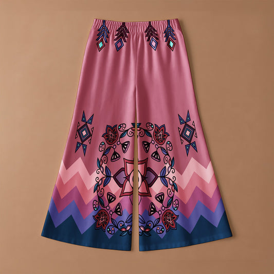 Frost Flower Circle Ribbon Pant