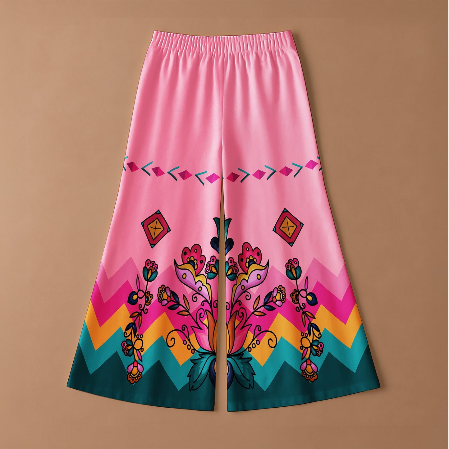 Copper Prairie Petals Ribbon Pant