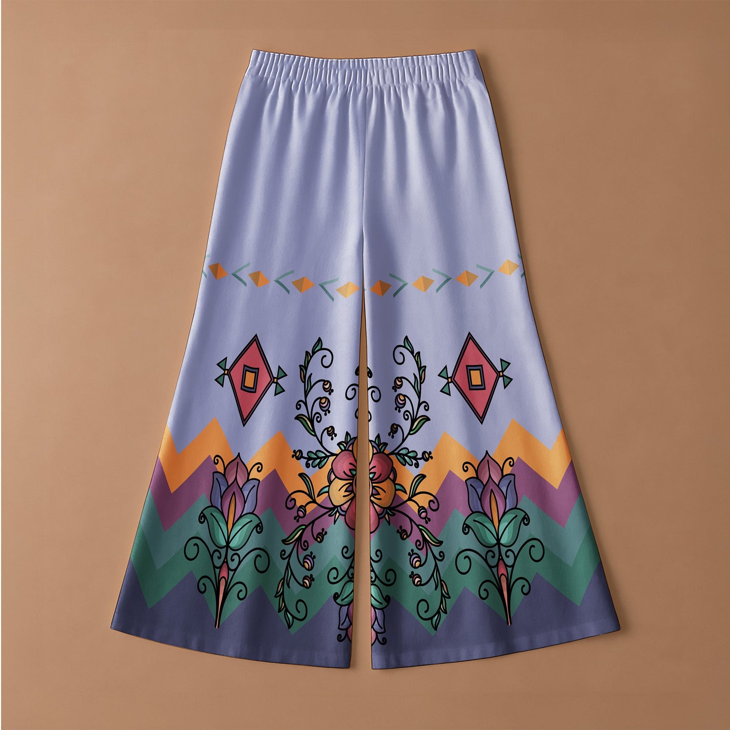 Rust and Ember Flower Song Ribbon Pant