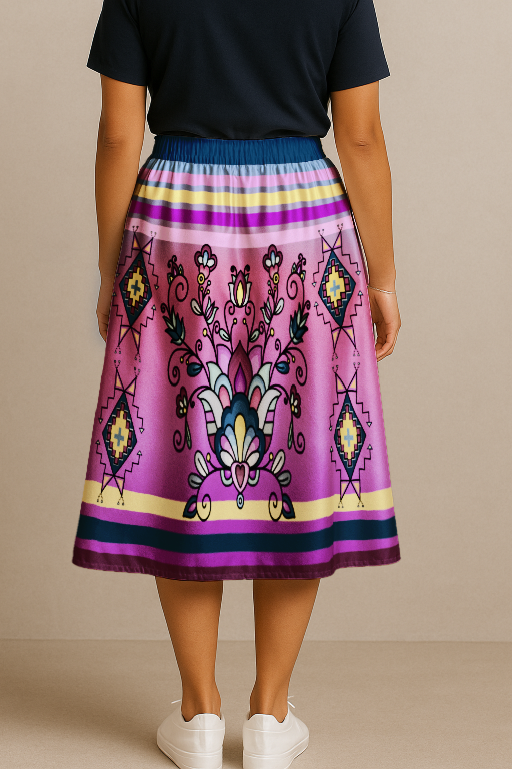 Autumn Bundle Blessing Luxe Midi Skirt