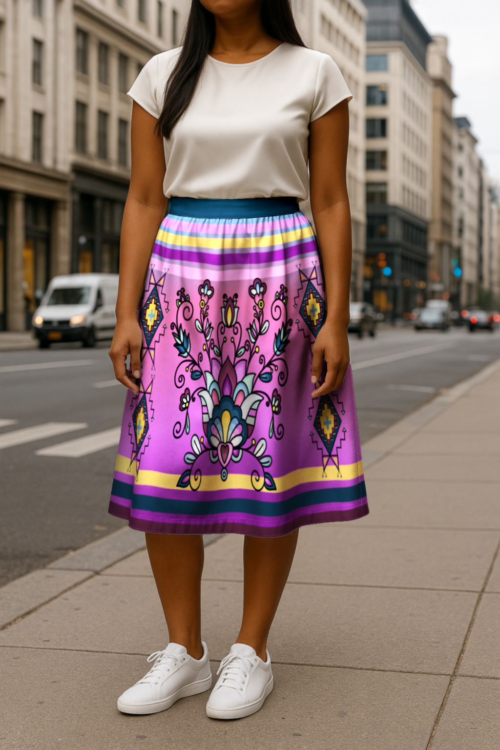 Autumn Bundle Blessing Luxe Midi Skirt