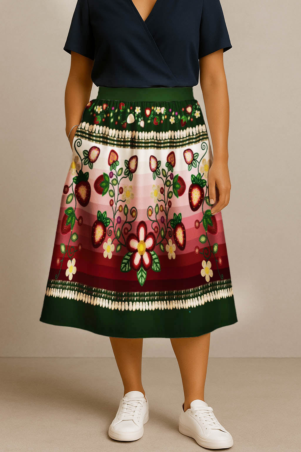 Berry Rites Hunter 1 Midi Skirt
