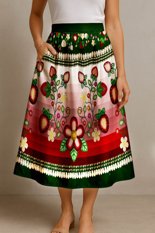 Berry Rites Hunter 1 Midi Skirt