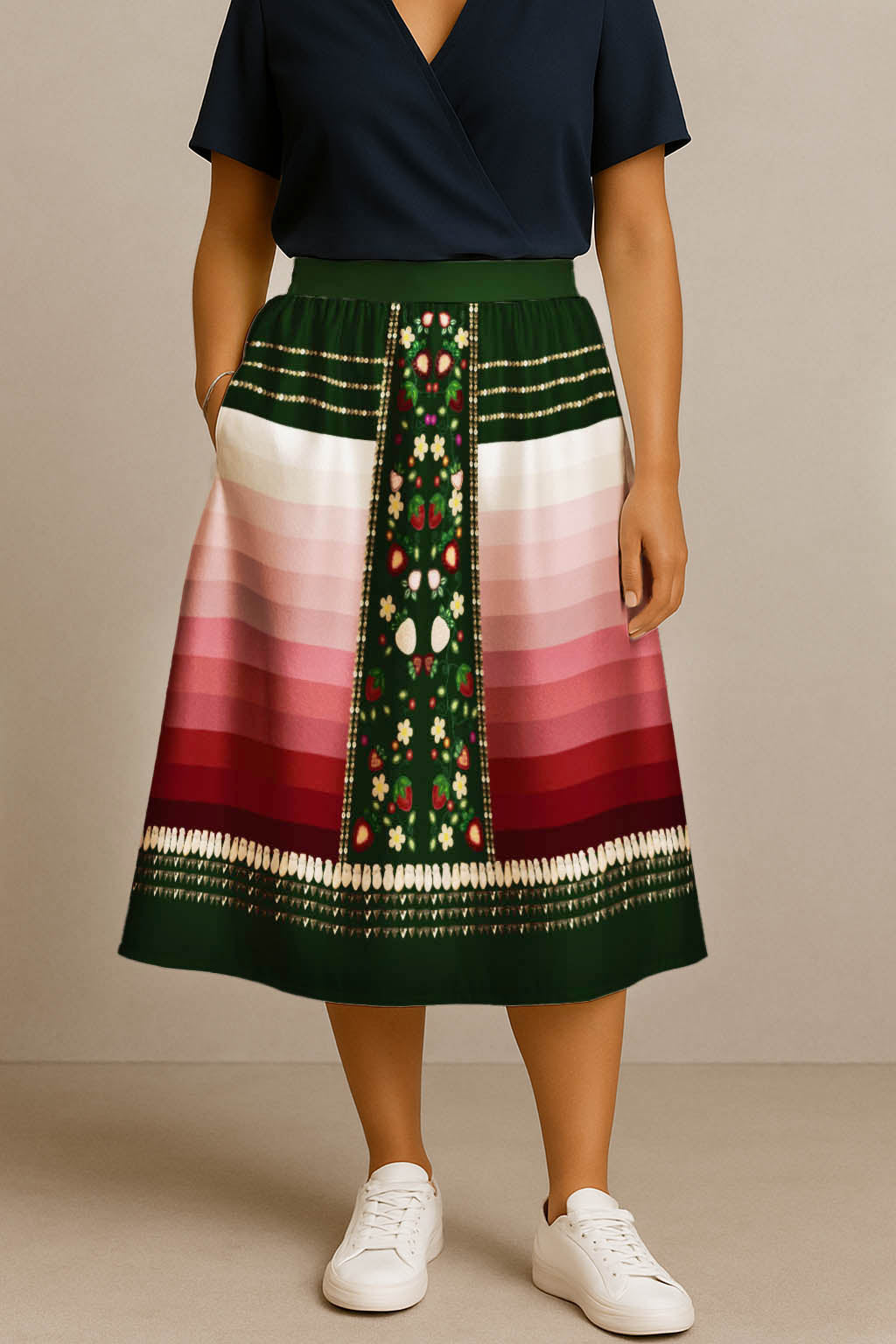 Berry Rites Hunter 2 Midi Skirt