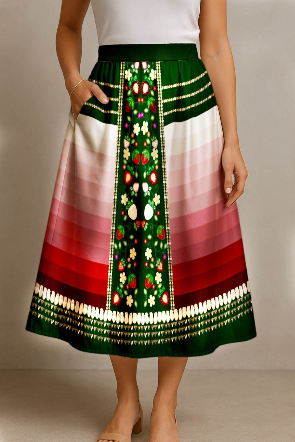 Berry Rites Hunter 2 Midi Skirt