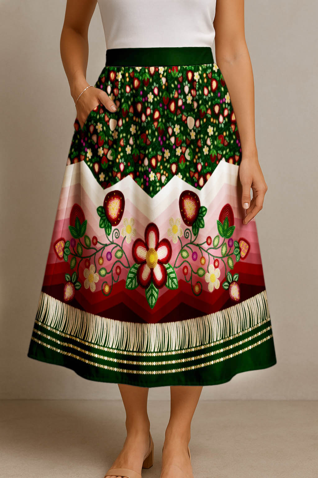 Berry Rites Hunter 3 Midi Skirt