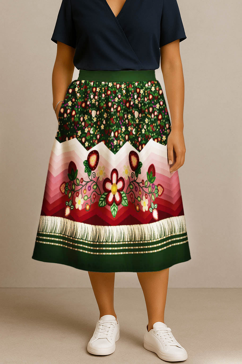 Berry Rites Hunter 3 Midi Skirt
