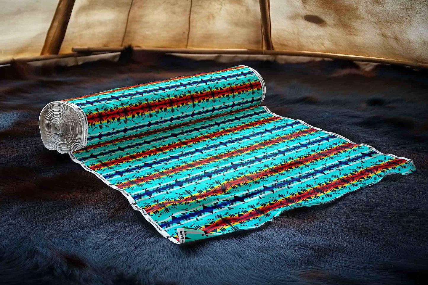 Between the Mountains Fabric