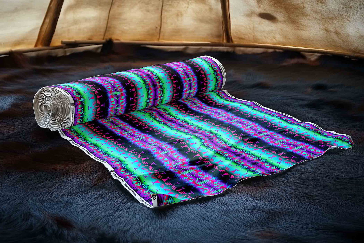 Between the Rocky Mountains Fabric