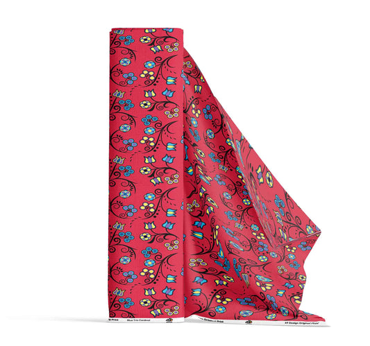 Blue Trio Cardinal Fabric