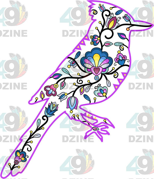 Bluejay Floral Animals 02-M Various Sizes