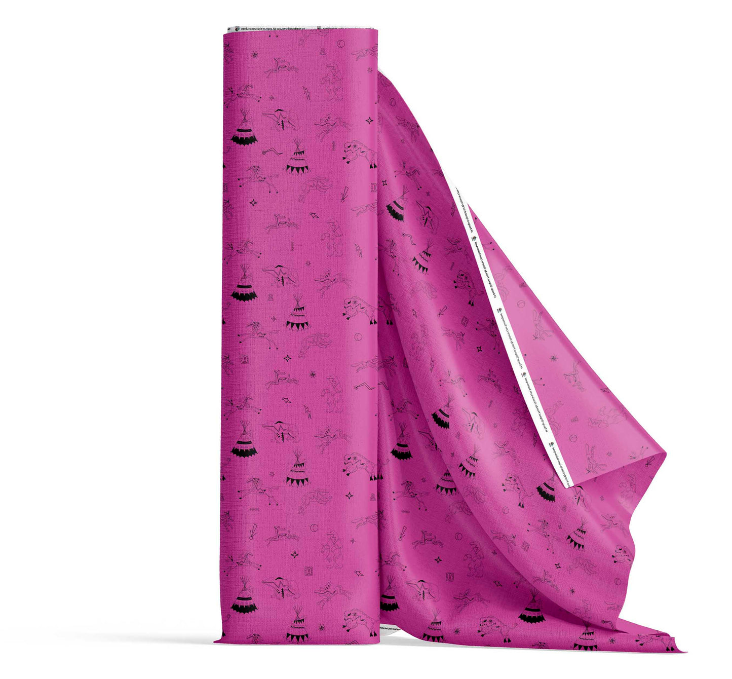 Ledger Dabbles Magenta Fabric