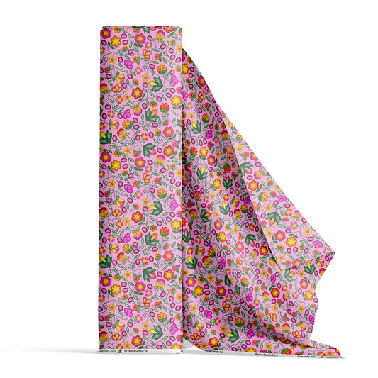 Boreal Bounty Pink Fabric