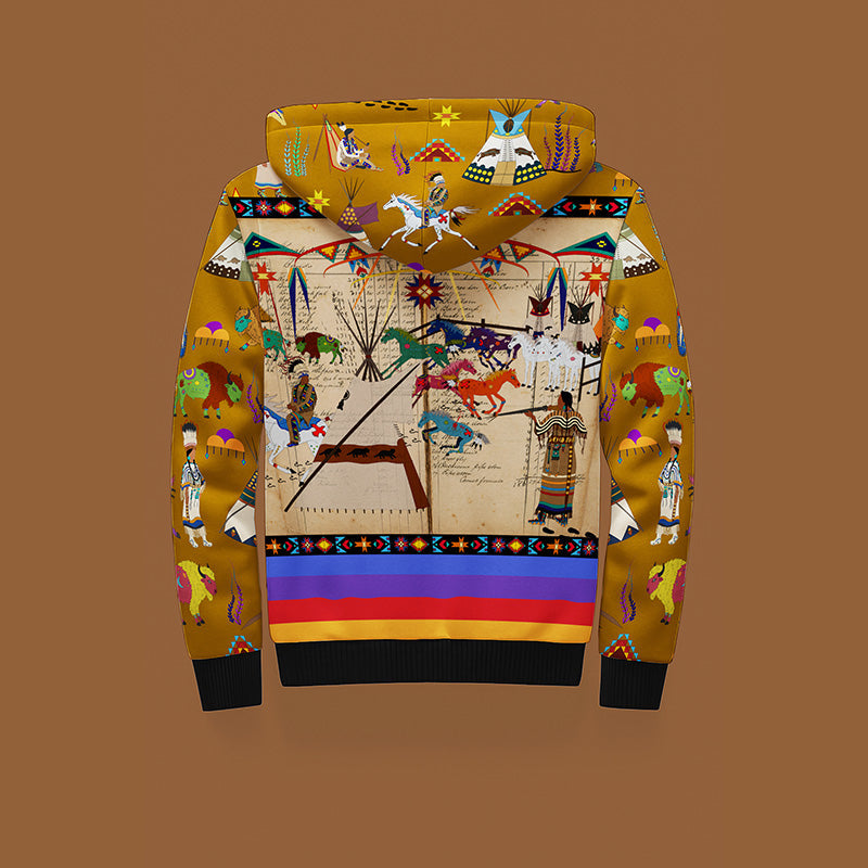 Broken Dowry Toffee Sherpa Hoodie