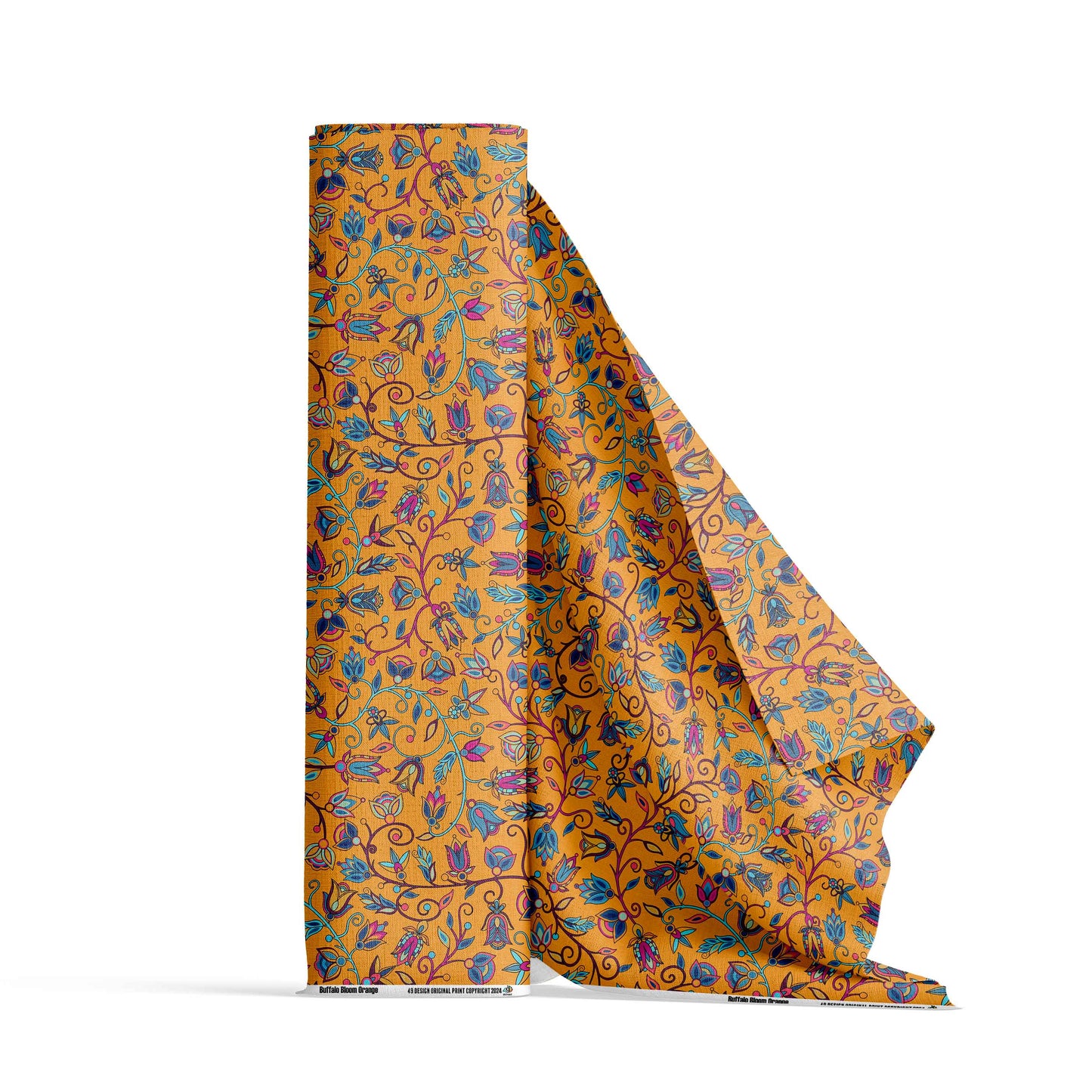 Buffalo Bloom Orange Fabric