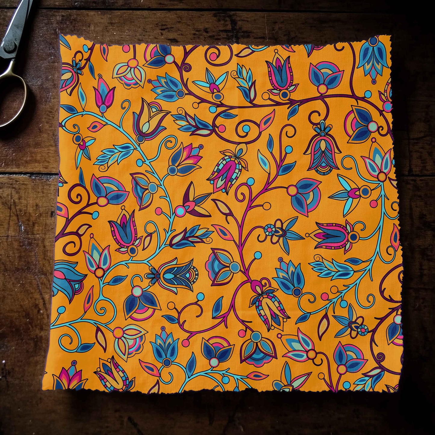 Buffalo Bloom Orange Fabric