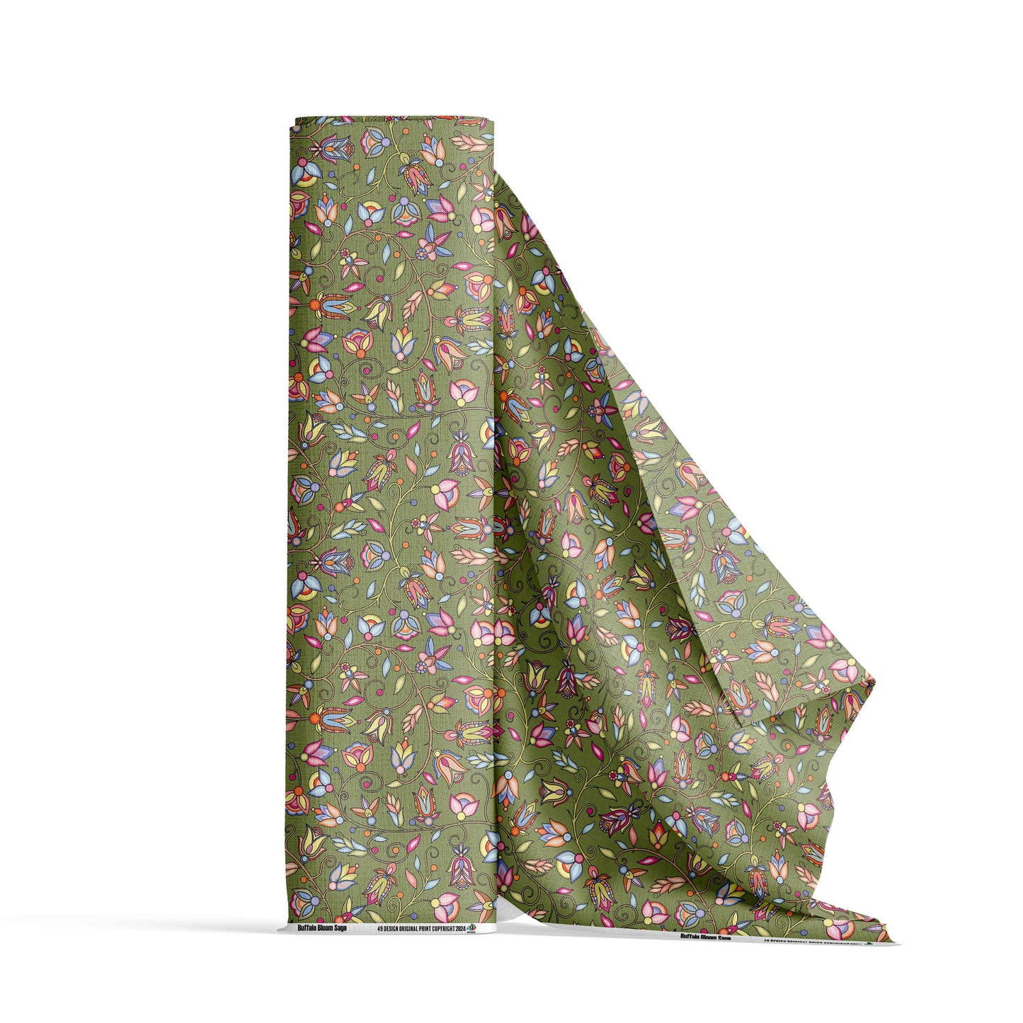 Buffalo Bloom Sage Fabric