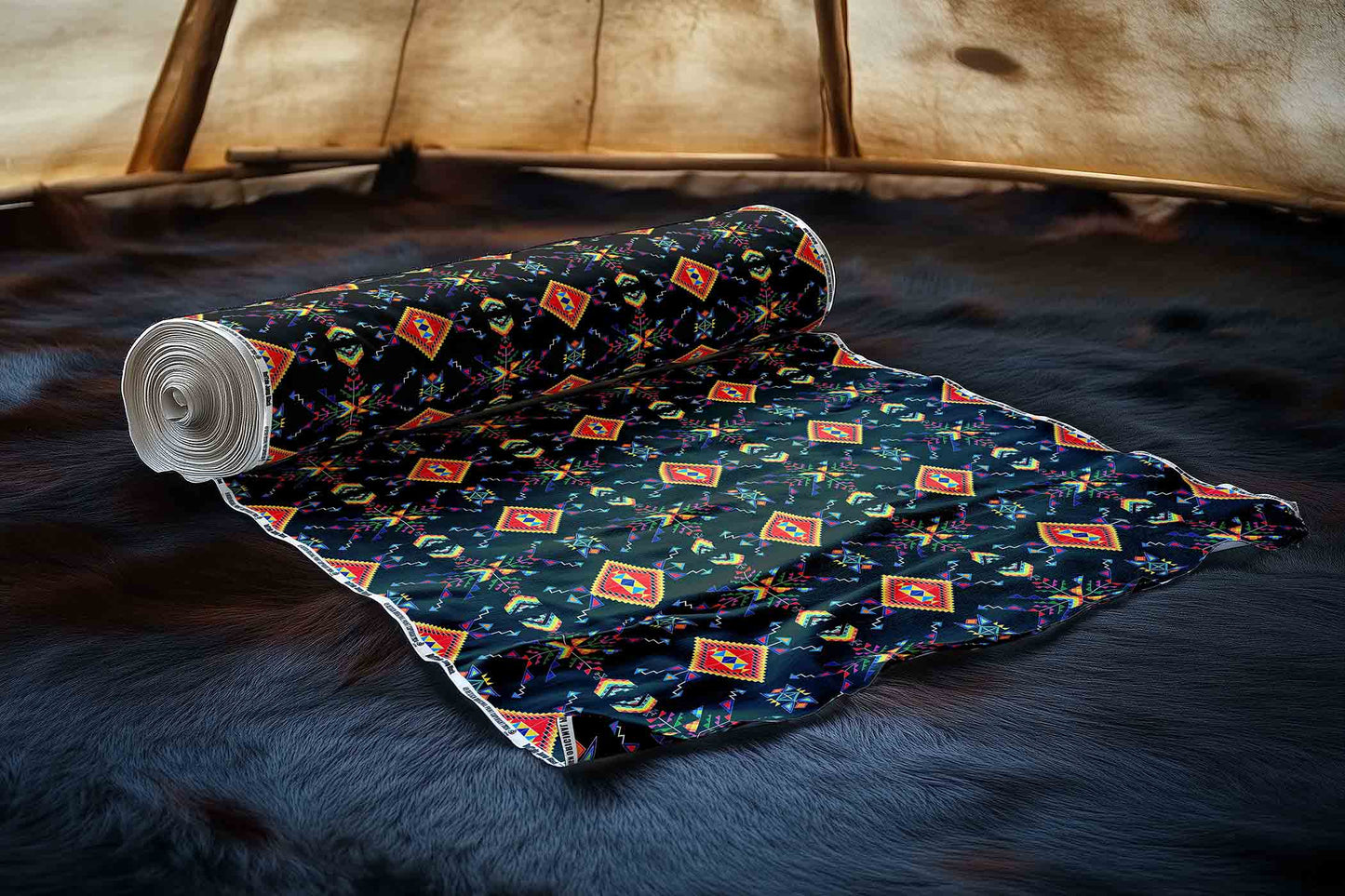 Buffalo Jump Black Fabric