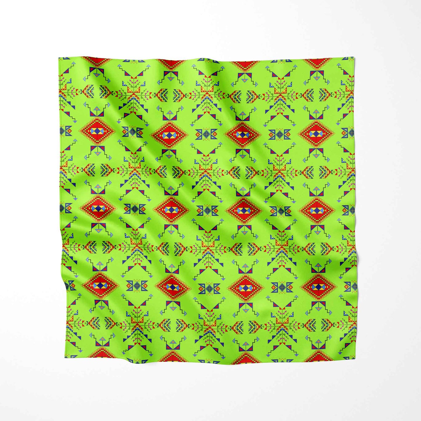 Buffalo Jump Neon Green Fabric