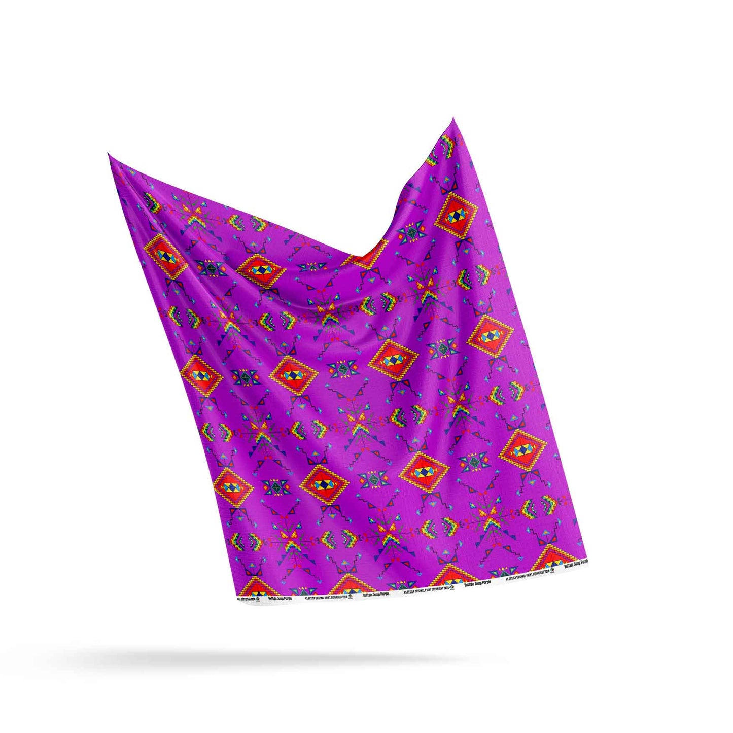 Buffalo Jump Purple Fabric