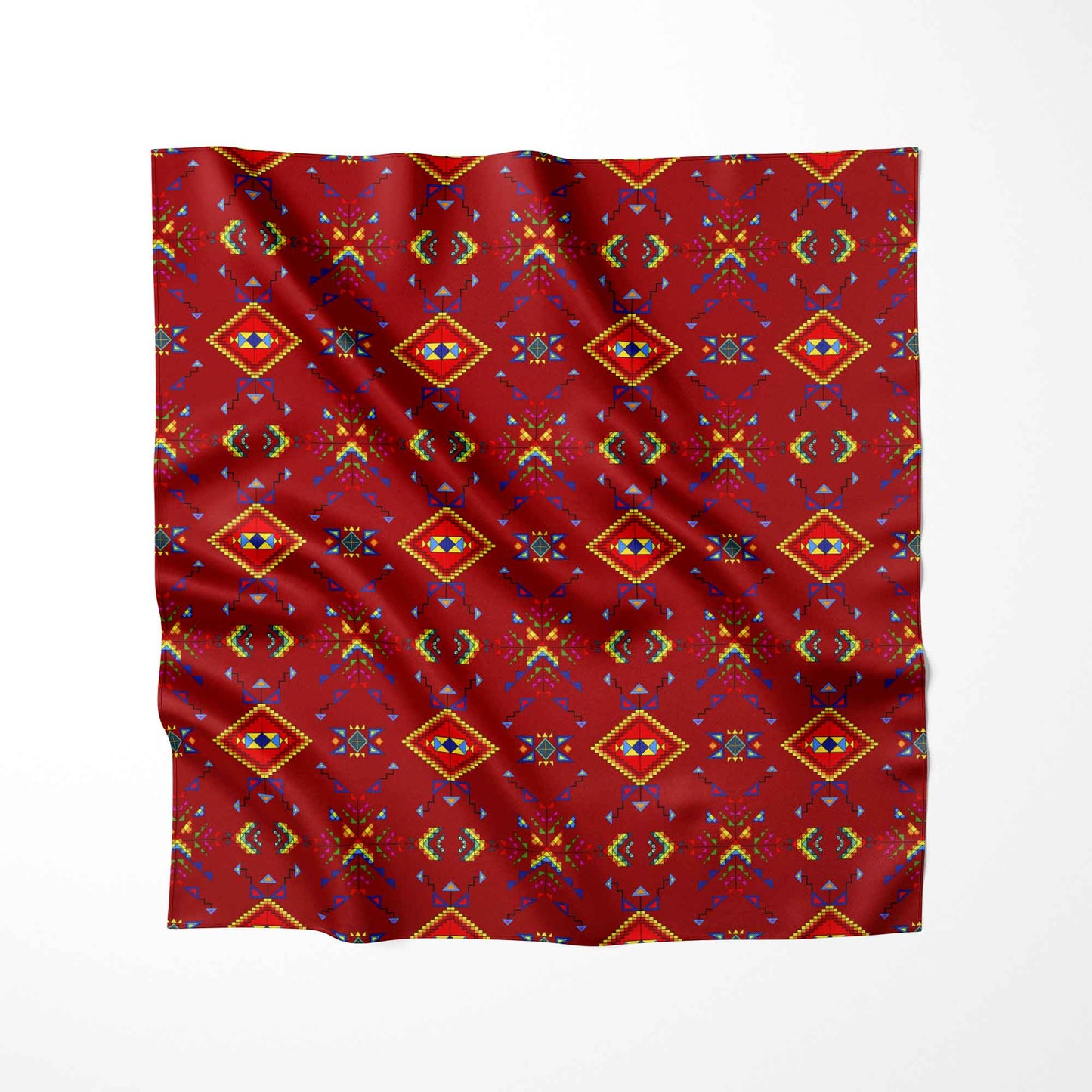 Buffalo Jump Red Fabric