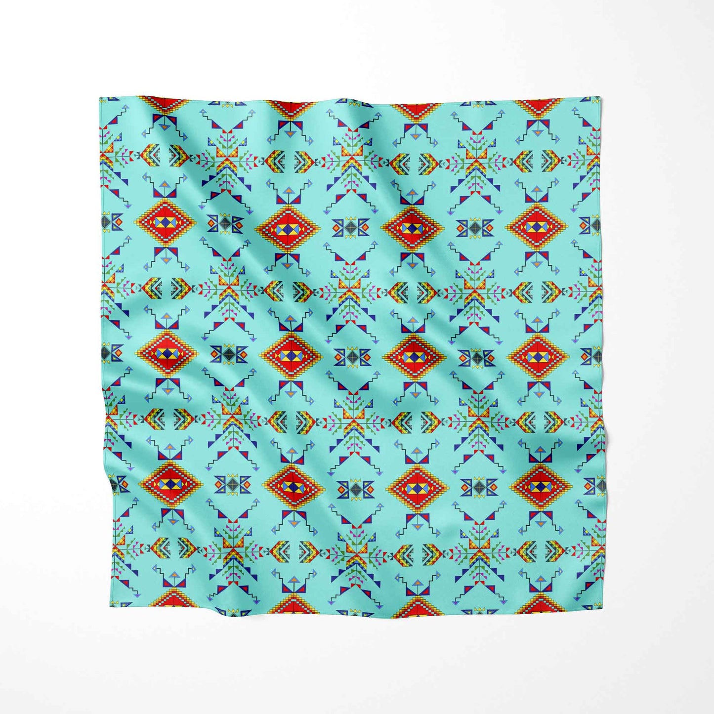 Buffalo Jump Turquoise Fabric