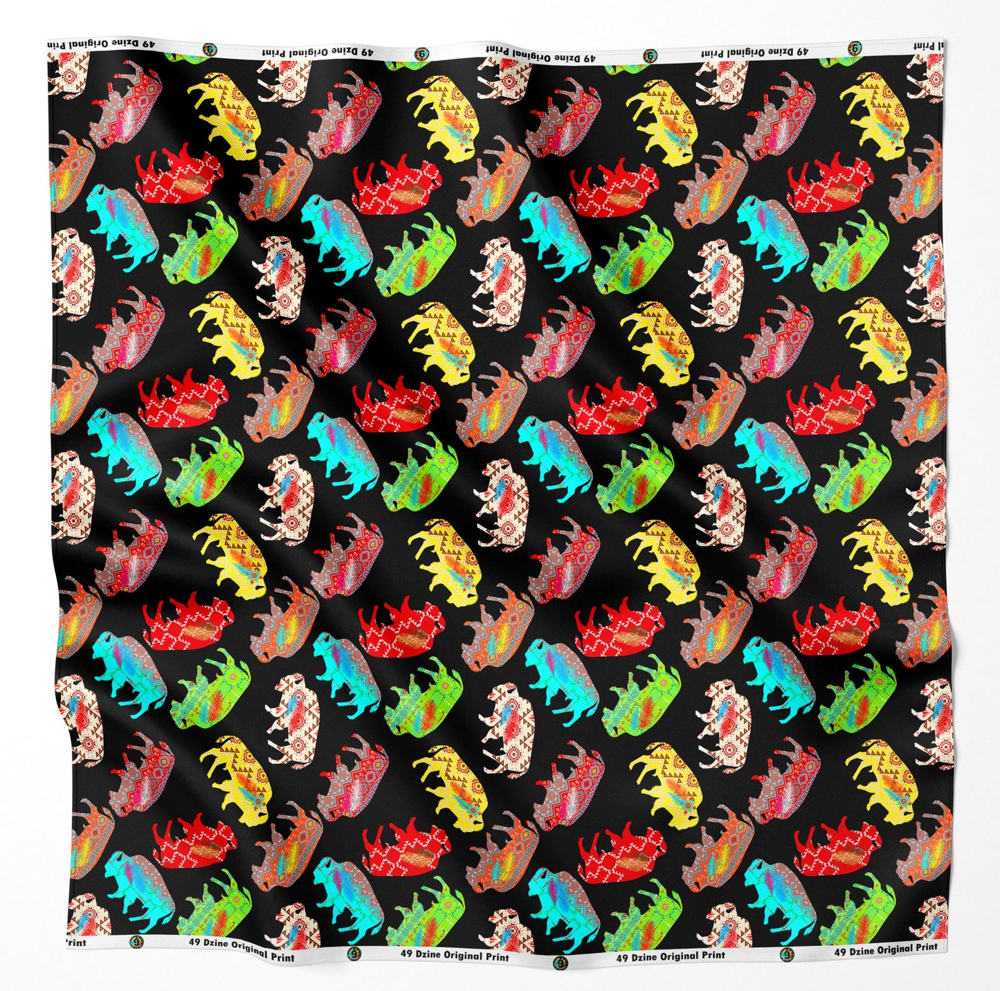 Buffalo Powwow Fabric