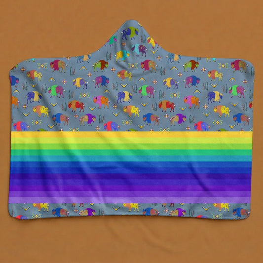 Buffalo Spirit Hooded Blanket