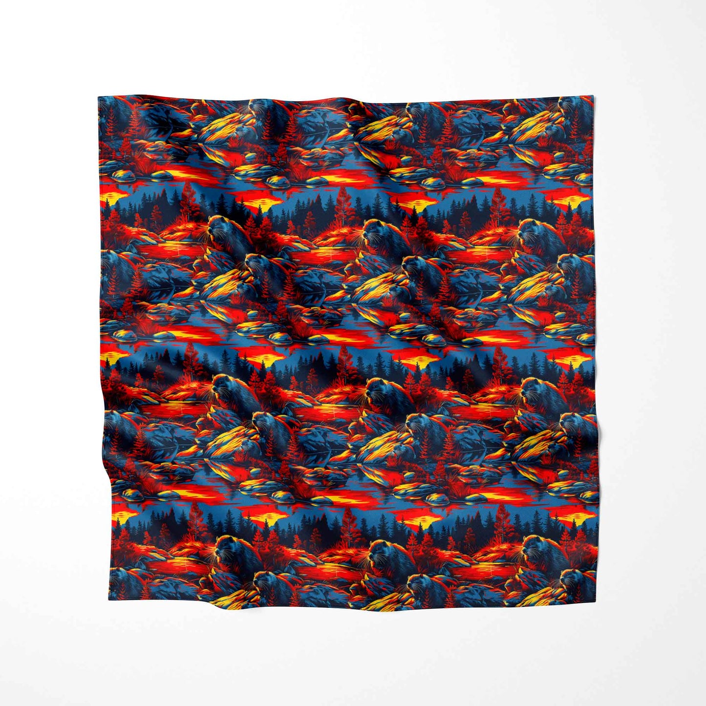 Bundle of Beavers Fabric