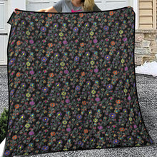 Load image into Gallery viewer, Cosmic Whispers Black Lightweight Quilt
