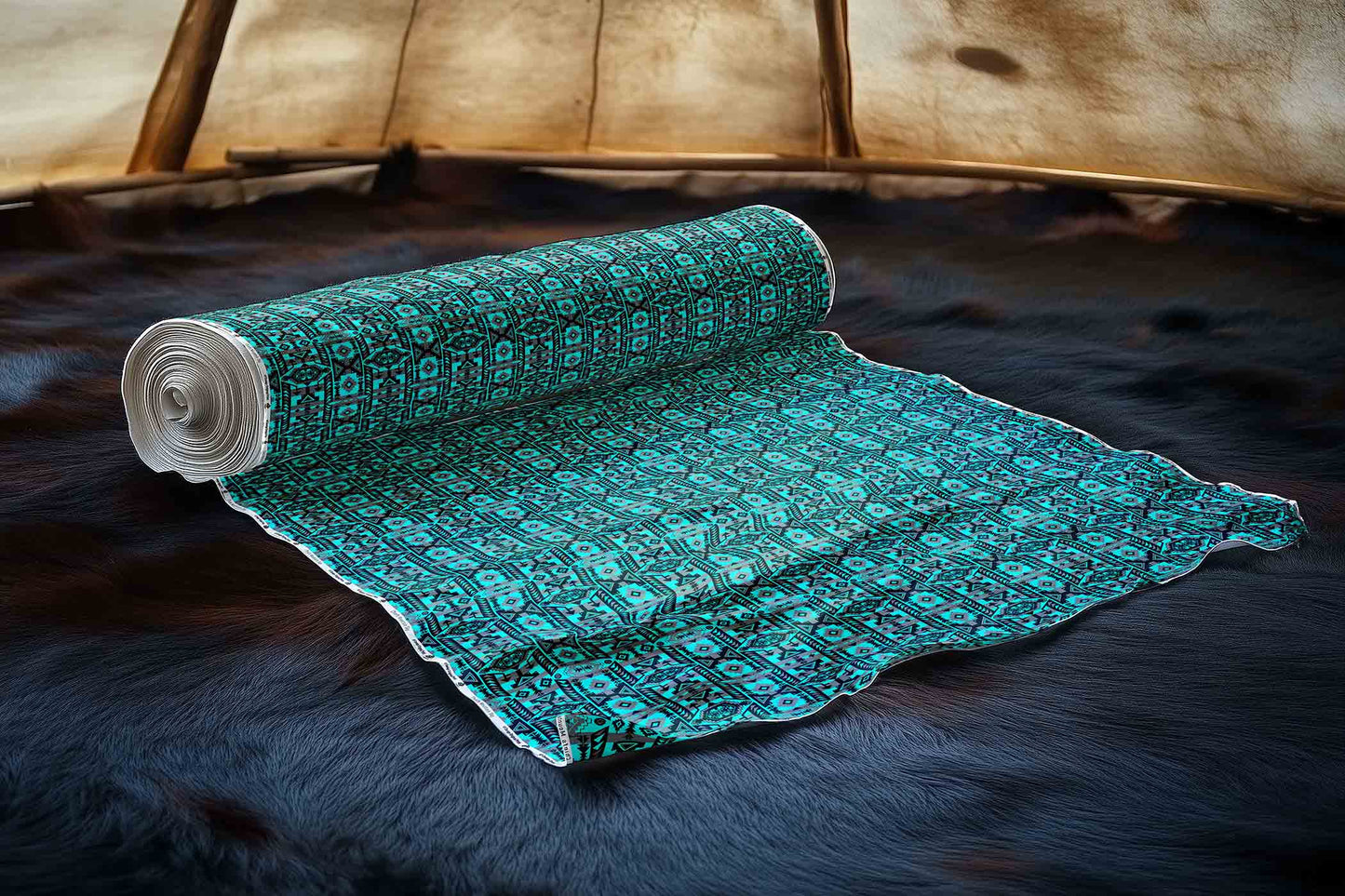 Chiefs Mountain Sky Fabric