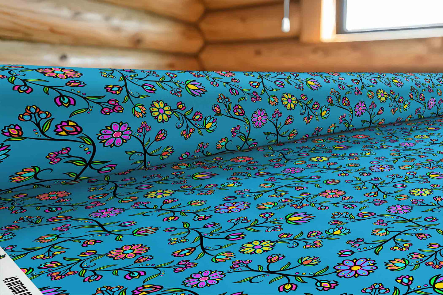 Cosmic Whisper Pastel Rainy Horizon Fabric