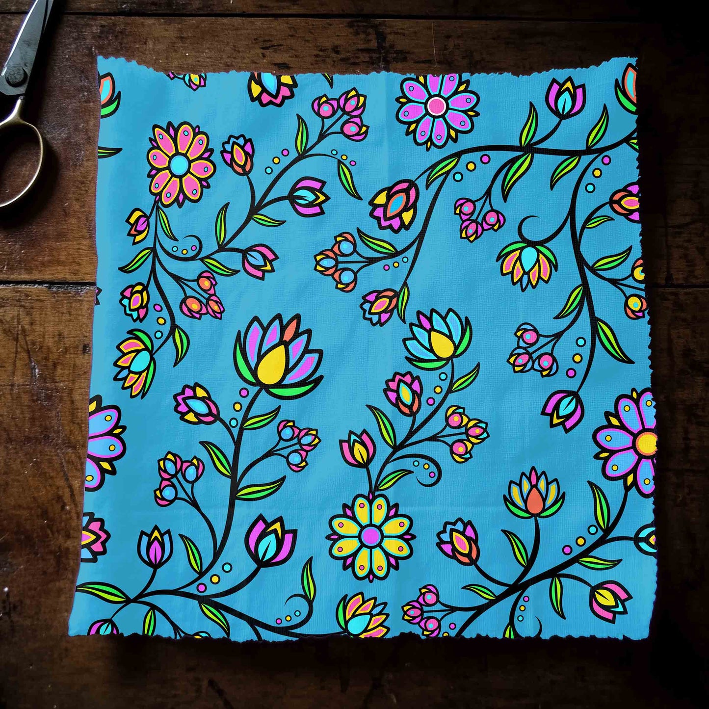Cosmic Whisper Pastel Rainy Horizon Fabric
