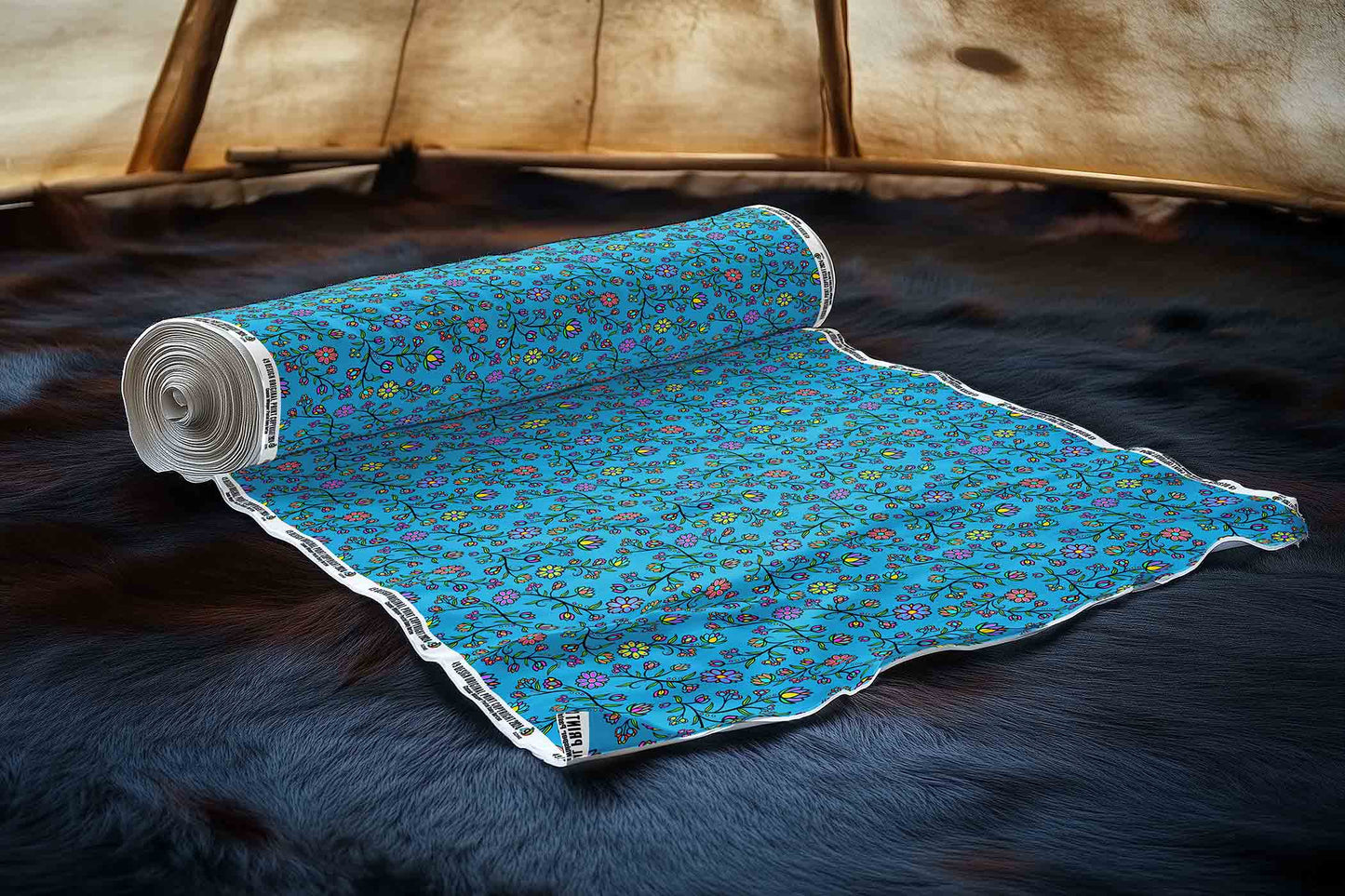 Cosmic Whisper Pastel Rainy Horizon Fabric
