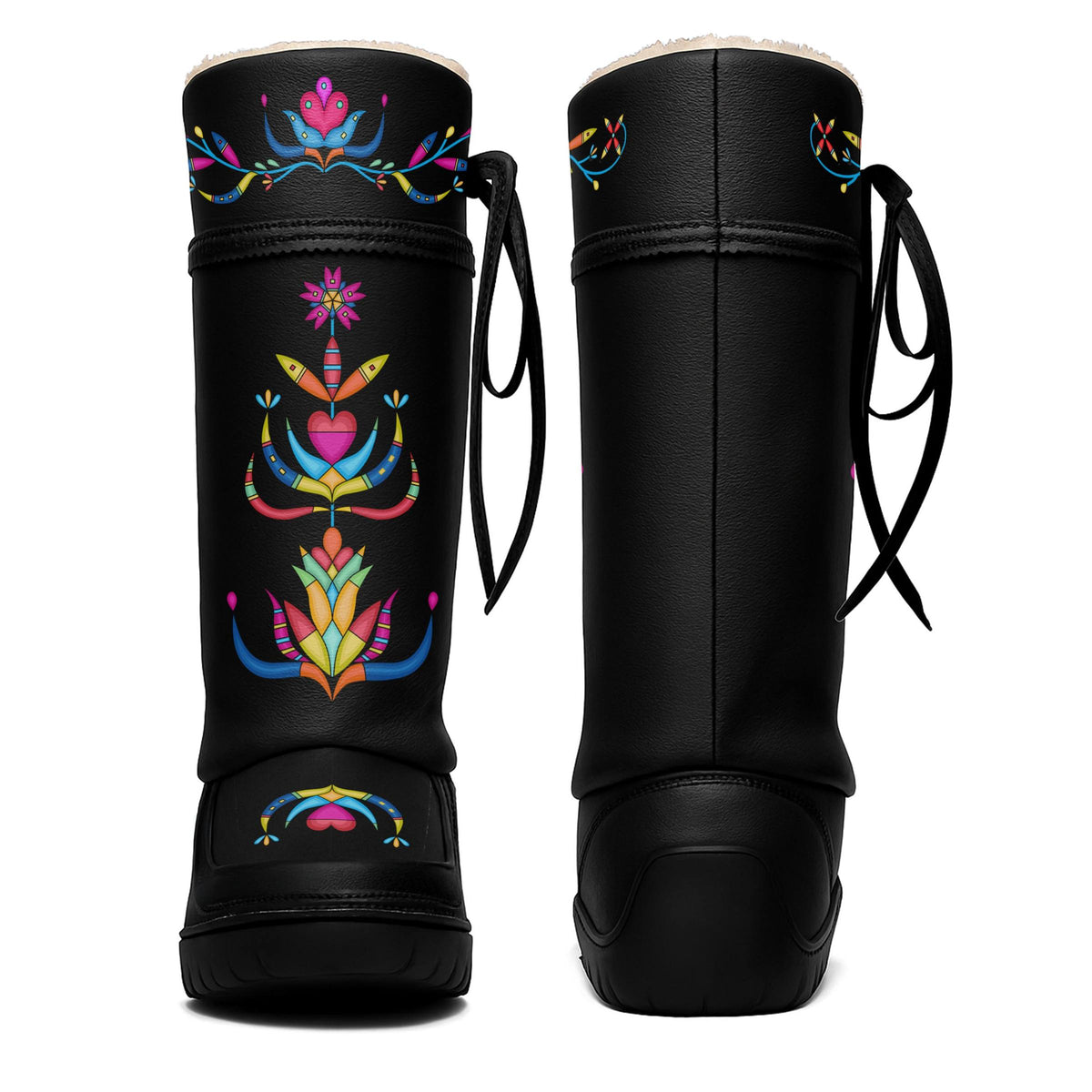 Cradle Creek Radiance Black Real Leather MoccaLux