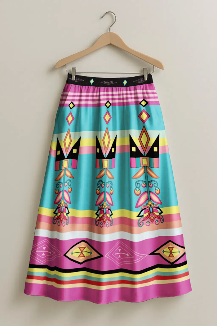 Crown of the Prairie Pink Skirt