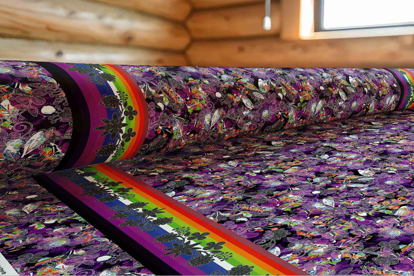 Culture in Nature Purple Fabric