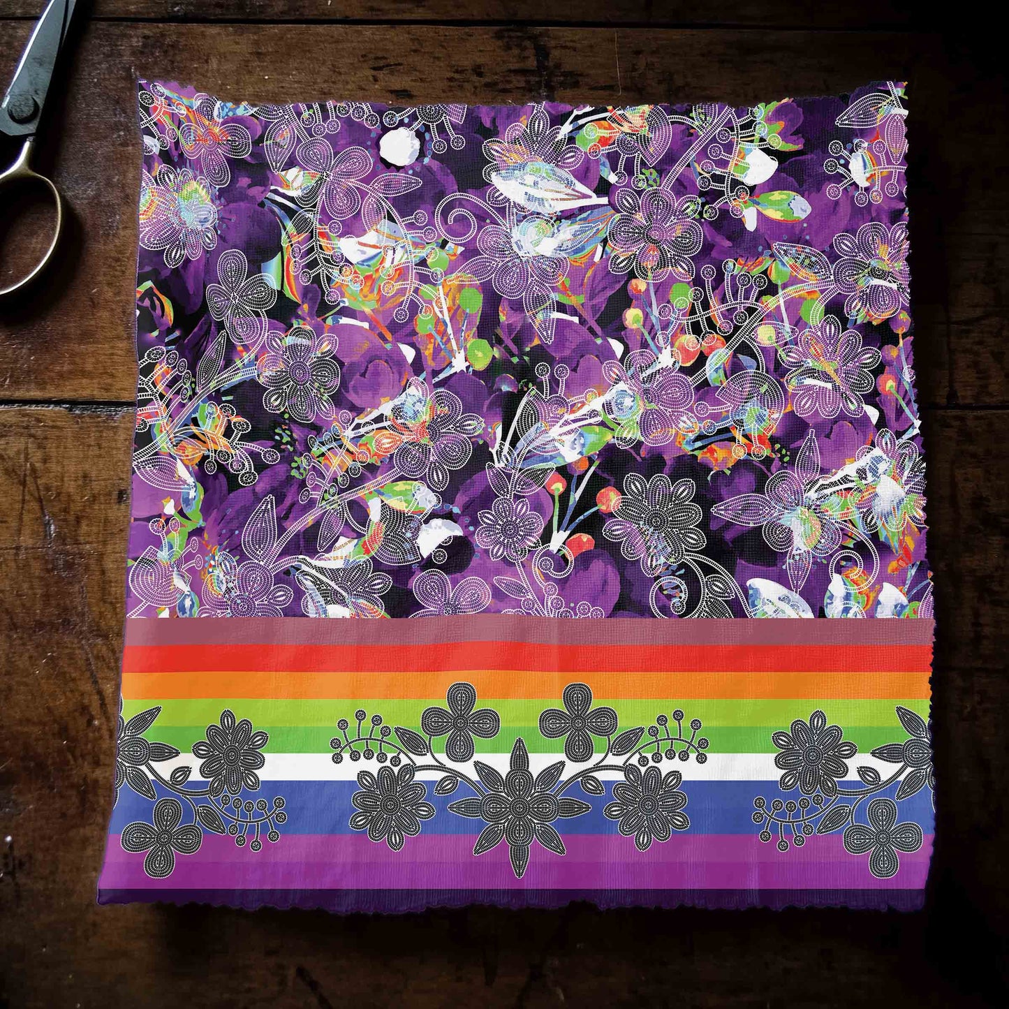 Culture in Nature Purple Fabric