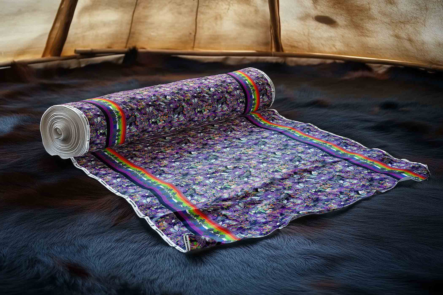 Culture in Nature Purple Fabric