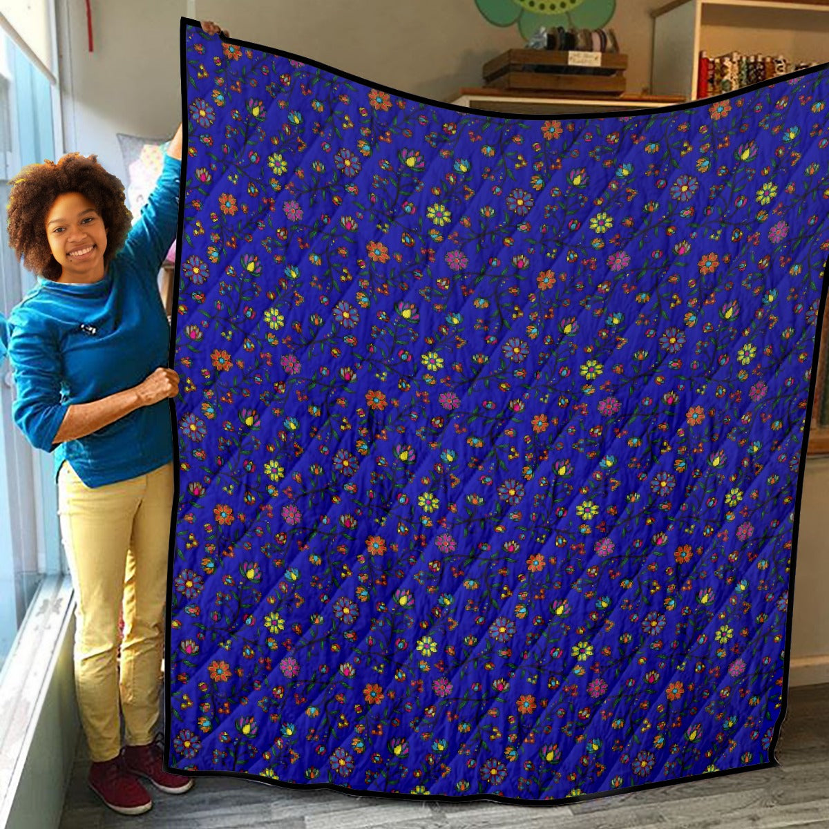 Cosmic Whispers Elk Shadow Lightweight Quilt