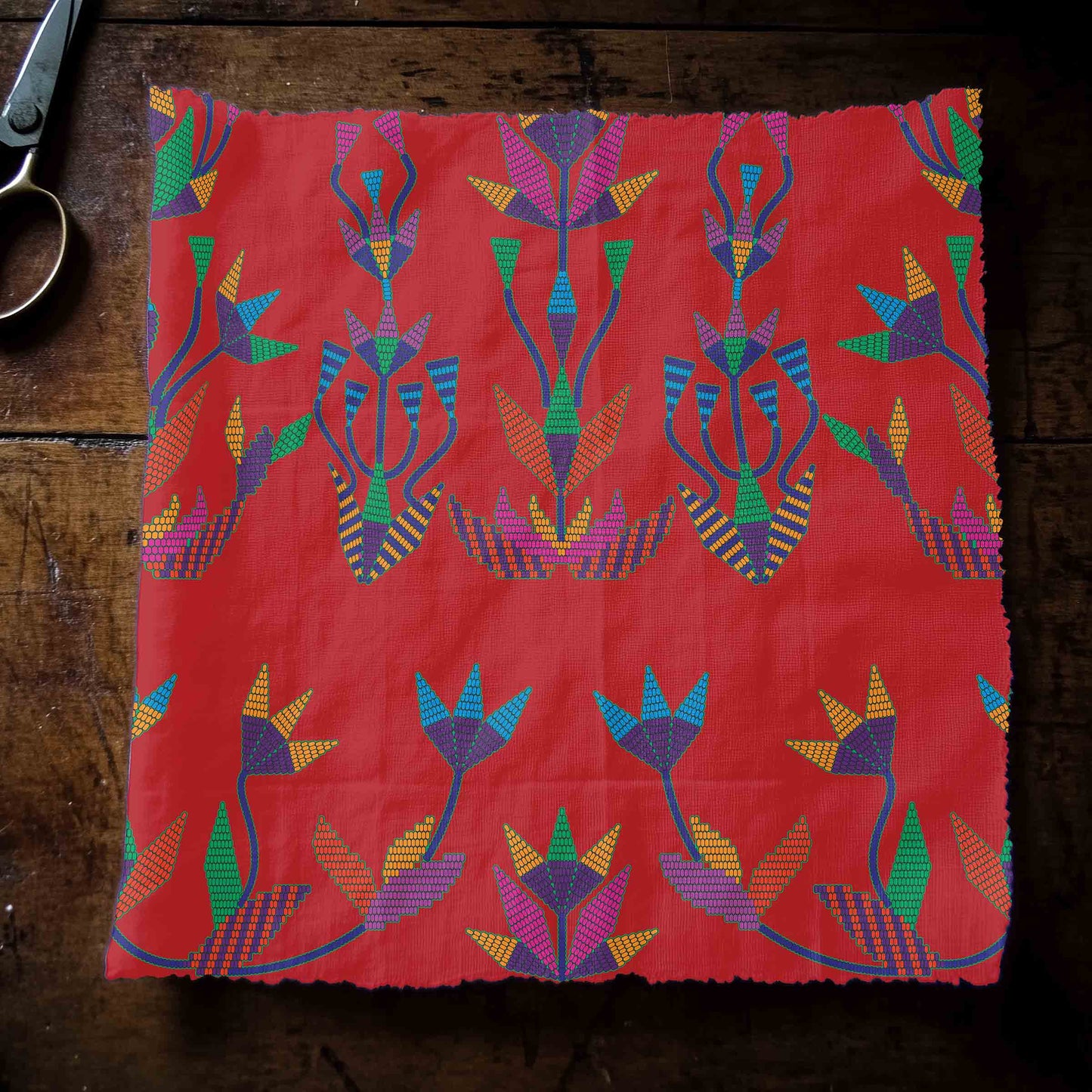 Dakota Diamond Memories Rouge Fabric