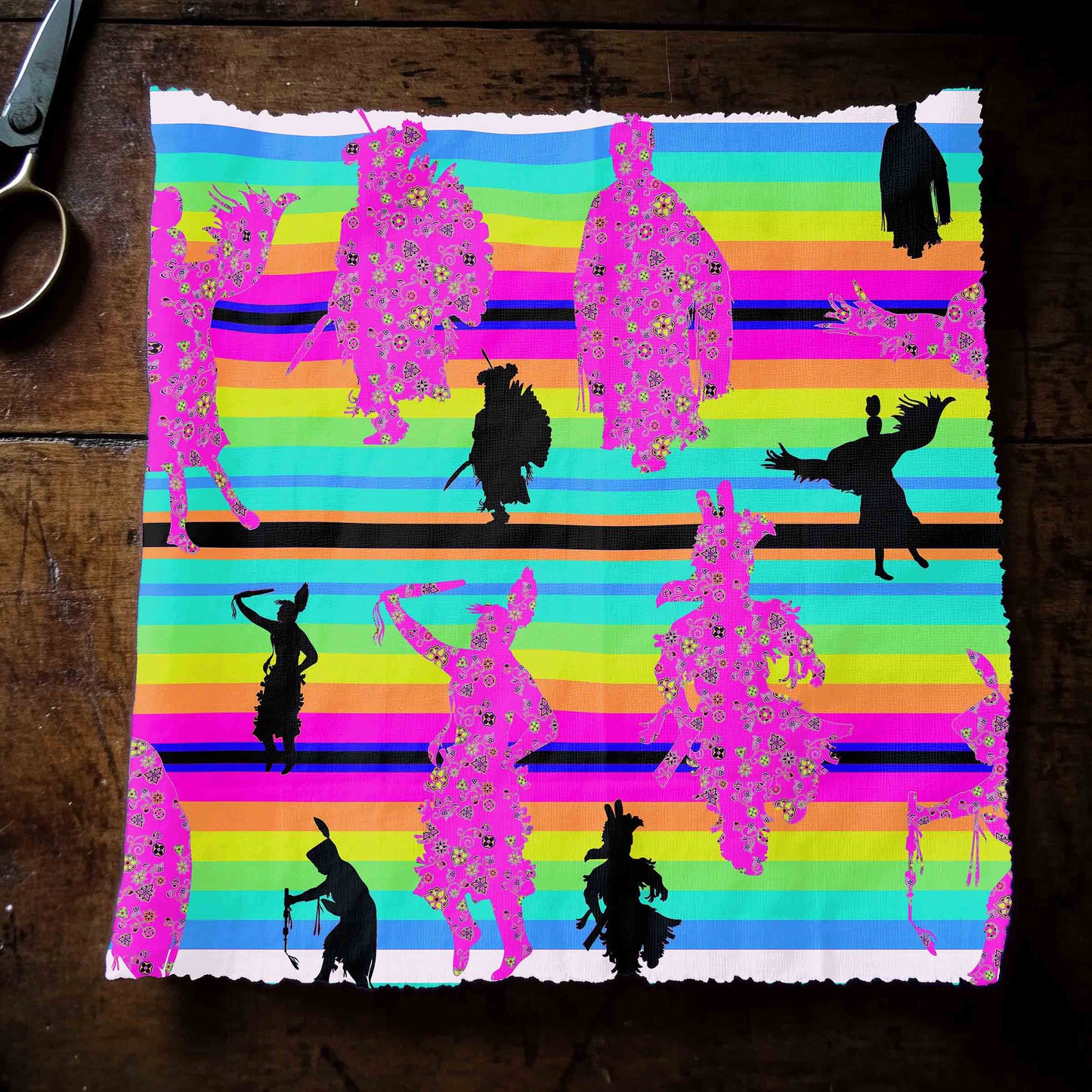 Dancers Sunset Contest Fabric
